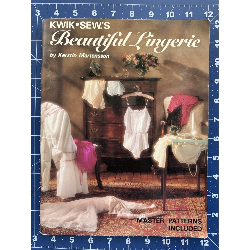 Kwik Sew 's Beautiful Lingerie‎ Book w Sealed Master Patterns Kerstin Martensson